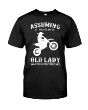 Assuming I'm Just An Old Lady - Motocross Classic T-Shirt front