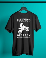 Assuming I'm Just An Old Lady - Motocross Classic T-Shirt lifestyle-mens-crewneck-front-3