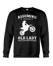 Assuming I'm Just An Old Lady - Motocross Crewneck Sweatshirt tile