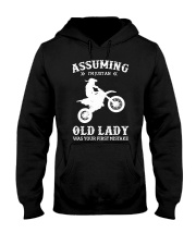 Assuming I'm Just An Old Lady - Motocross Hooded Sweatshirt tile