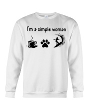 I'm A Simple Woman - Surfing Crewneck Sweatshirt tile