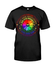 Love Over Hate Classic T-Shirt front
