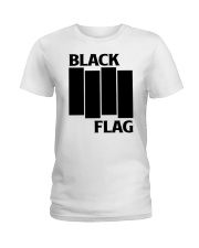 Vintage Black Flag Rock Bands Music Ladies T-Shirt tile