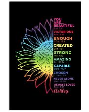 You Are Beautiful Personalized 11x17 Poster front