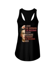 I Love The Woman I've Become Today Ladies Flowy Tank thumbnail