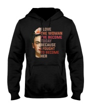 I Love The Woman I've Become Today Hooded Sweatshirt thumbnail