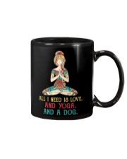 All I Need Is Love And Yoga And A Dog Mug tile