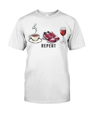 Running Coffee Wine Repeat Premium Fit Mens Tee tile