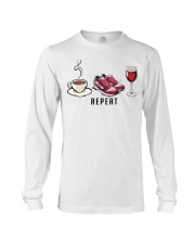 Running Coffee Wine Repeat Long Sleeve Tee tile