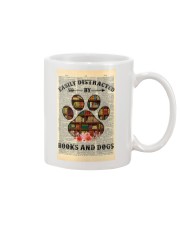 Easily Distracted By Books And Dogs Dictionary Mug tile