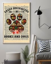 Easily Distracted By Books And Dogs Dictionary 11x17 Poster lifestyle-poster-1