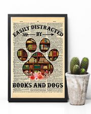 Easily Distracted By Books And Dogs Dictionary 11x17 Poster lifestyle-poster-8