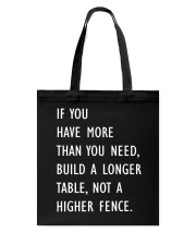 If You Have More Than You Need Tote Bag tile