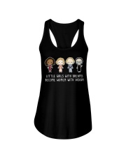 Little Girls With Dreams Become Women With Vision Ladies Flowy Tank tile