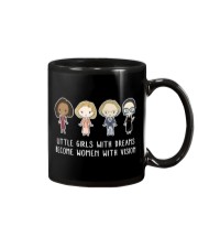 Little Girls With Dreams Become Women With Vision Mug tile