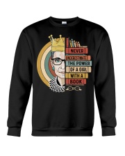 RBG Never Underestimate The Power Of A Girl Crewneck Sweatshirt tile