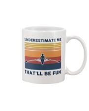 Underestimate Me That'll Be Fun - Rowing Retro Mug tile