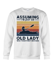 Assuming I'm Just An Old Lady - Kayaking Crewneck Sweatshirt tile