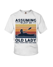 Assuming I'm Just An Old Lady - Kayaking Youth T-Shirt tile