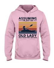 Assuming I'm Just An Old Lady - Kayaking Hooded Sweatshirt front