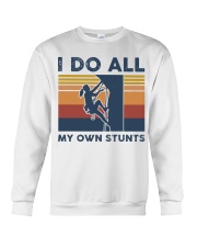 Rock Climbing - I Do All My Own Stunts Retro Crewneck Sweatshirt tile