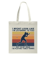 I Might Look Like I'm Listening To You Tote Bag tile
