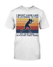 I Might Look Like I'm Listening To You Premium Fit Mens Tee tile