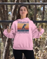 I Might Look Like I'm Listening To You Hooded Sweatshirt apparel-hooded-sweatshirt-lifestyle-05