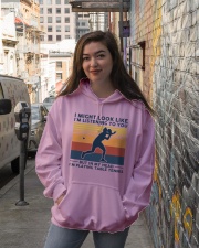 I Might Look Like I'm Listening To You Hooded Sweatshirt lifestyle-unisex-hoodie-front-1