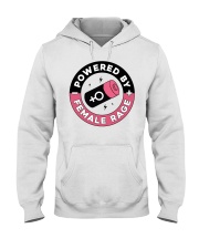 Powered By Female Rage Hooded Sweatshirt tile