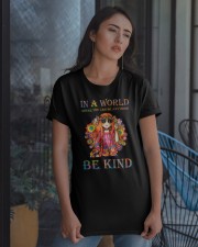 In A World Where You Can Be Anything Be Kind Classic T-Shirt apparel-classic-tshirt-lifestyle-08