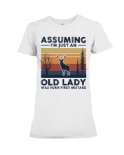 Assuming I'm Just An Old Lady - Elk Premium Fit Ladies Tee tile