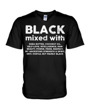 Black Mixed With V-Neck T-Shirt tile