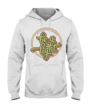 In A World Full Of Hate - Be A Light Hooded Sweatshirt tile