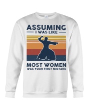 Assuming I Was Like Most Women - Aikido Retro Crewneck Sweatshirt tile
