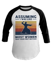 Assuming I Was Like Most Women - Aikido Retro Baseball Tee tile