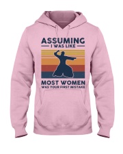 Assuming I Was Like Most Women - Aikido Retro Hooded Sweatshirt front