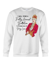 Hamilton King I Will Send A Fully Armed Battalion Crewneck Sweatshirt tile