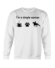 I'm A Simple Woman - Horse Crewneck Sweatshirt tile