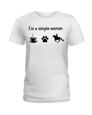 I'm A Simple Woman - Horse Ladies T-Shirt tile