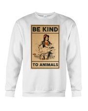 Be Kind To Animals Crewneck Sweatshirt tile