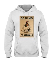 Be Kind To Animals Hooded Sweatshirt tile