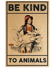 Be Kind To Animals 11x17 Poster front