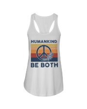 Humankind Be Both Retro Ladies Flowy Tank tile