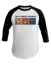 I'm A Simple Woman Retro Baseball Tee tile