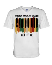 Whisper The World Of Wisdom Let It Be V-Neck T-Shirt tile