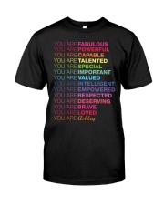 You Are Fabulous Personalized Premium Fit Mens Tee tile