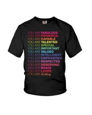 You Are Fabulous Personalized Youth T-Shirt tile