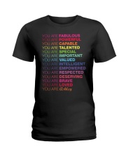 You Are Fabulous Personalized Ladies T-Shirt tile