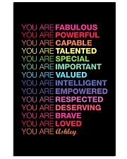 You Are Fabulous Personalized 11x17 Poster front